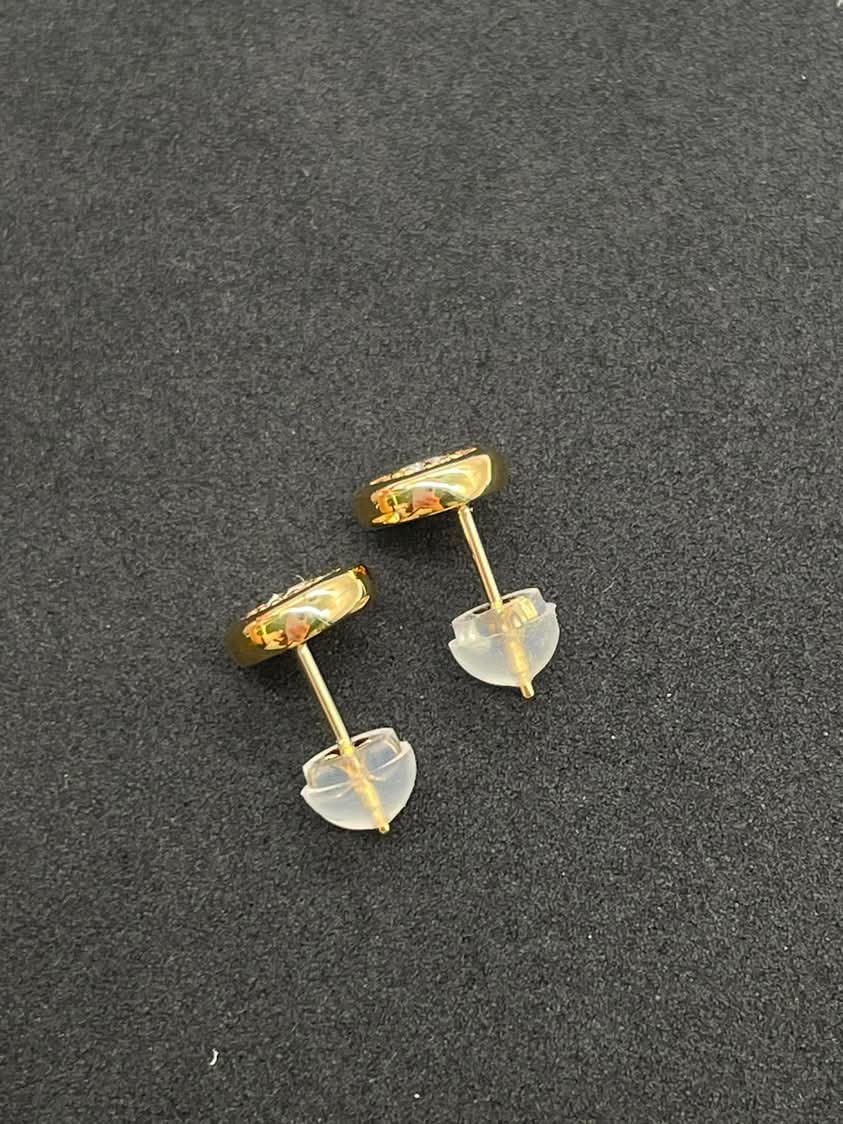 Diamond Earrings 18K Yellow Gold