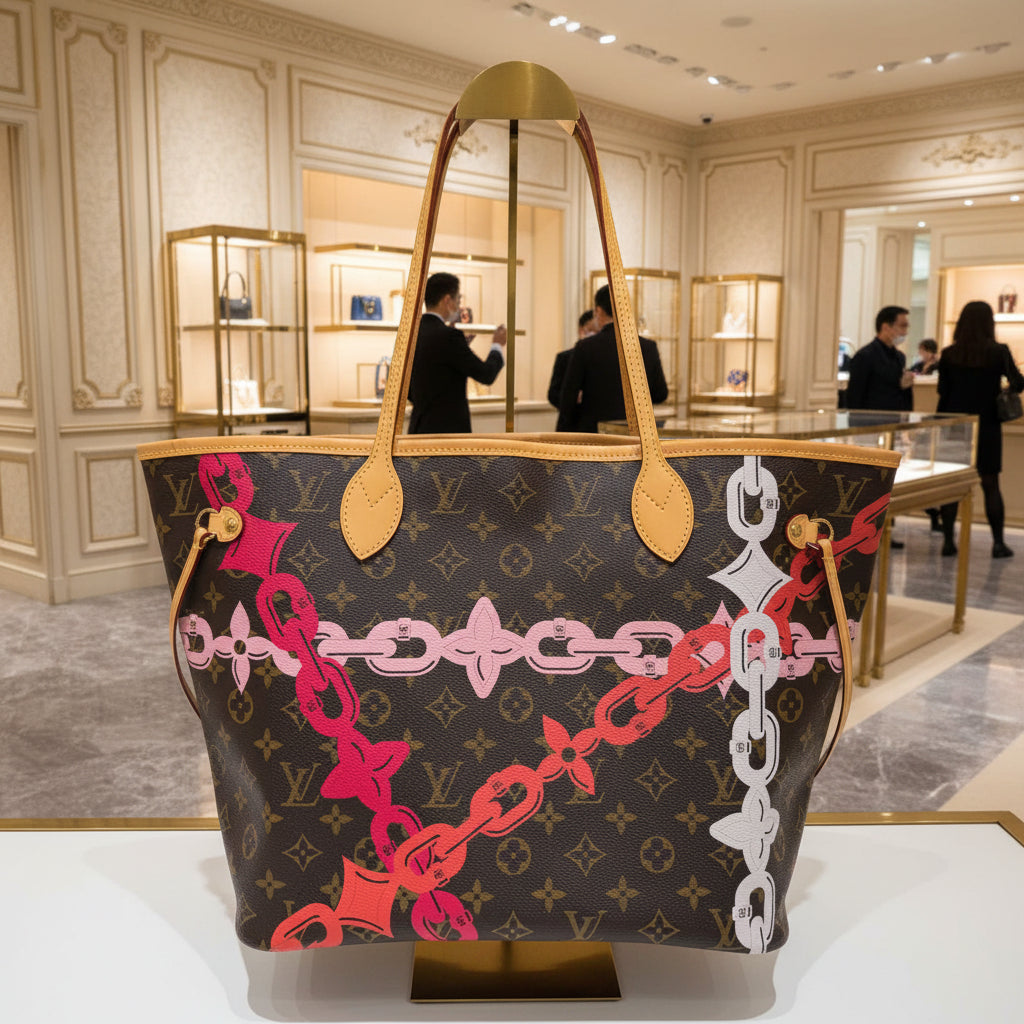 Louis Vuitton Limited Edition Monogram Bay Neverfull MM