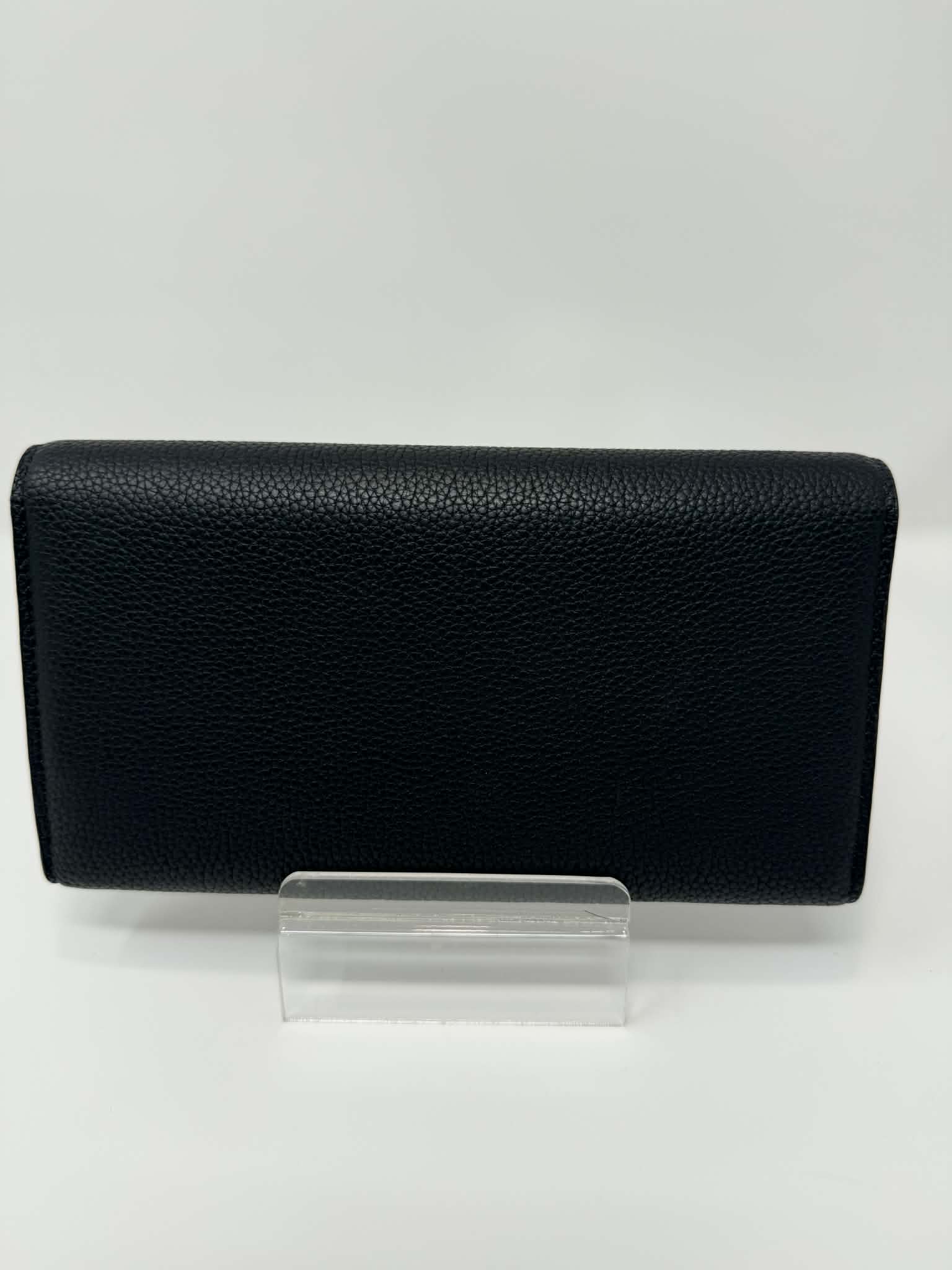 Louis Vuitton Monogram/Black Portefeuille Double V Long Bifold Wallet