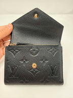 Louis Vuitton Empreinte Victorine Black Wallet