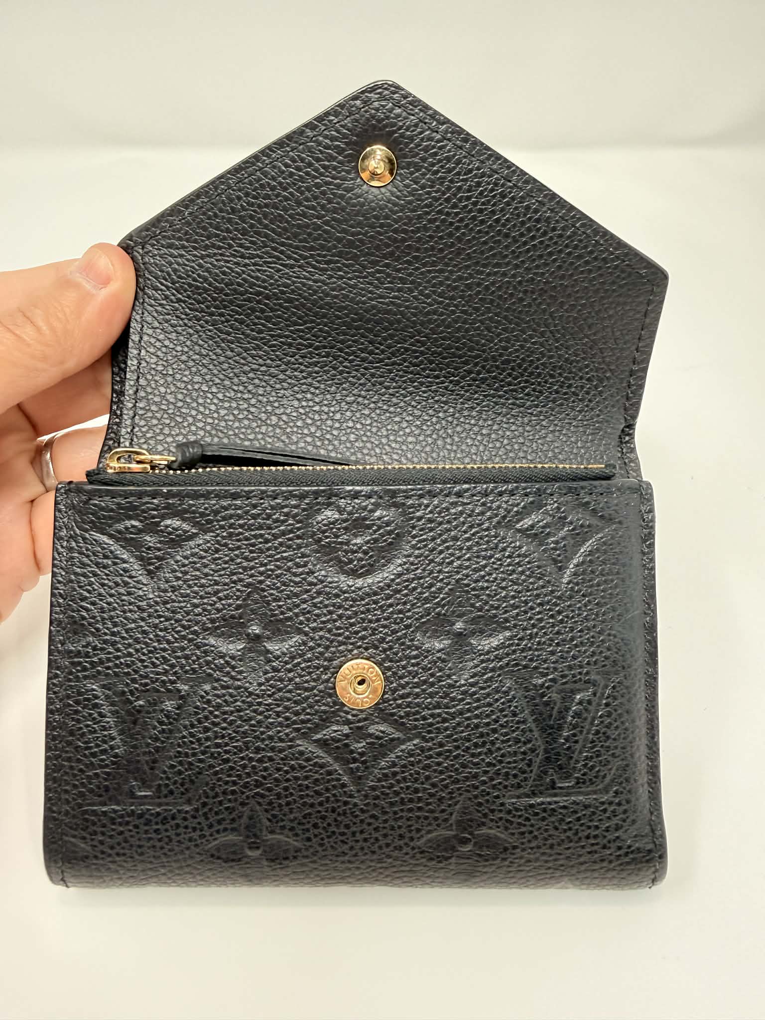 Louis Vuitton Empreinte Victorine Black Wallet