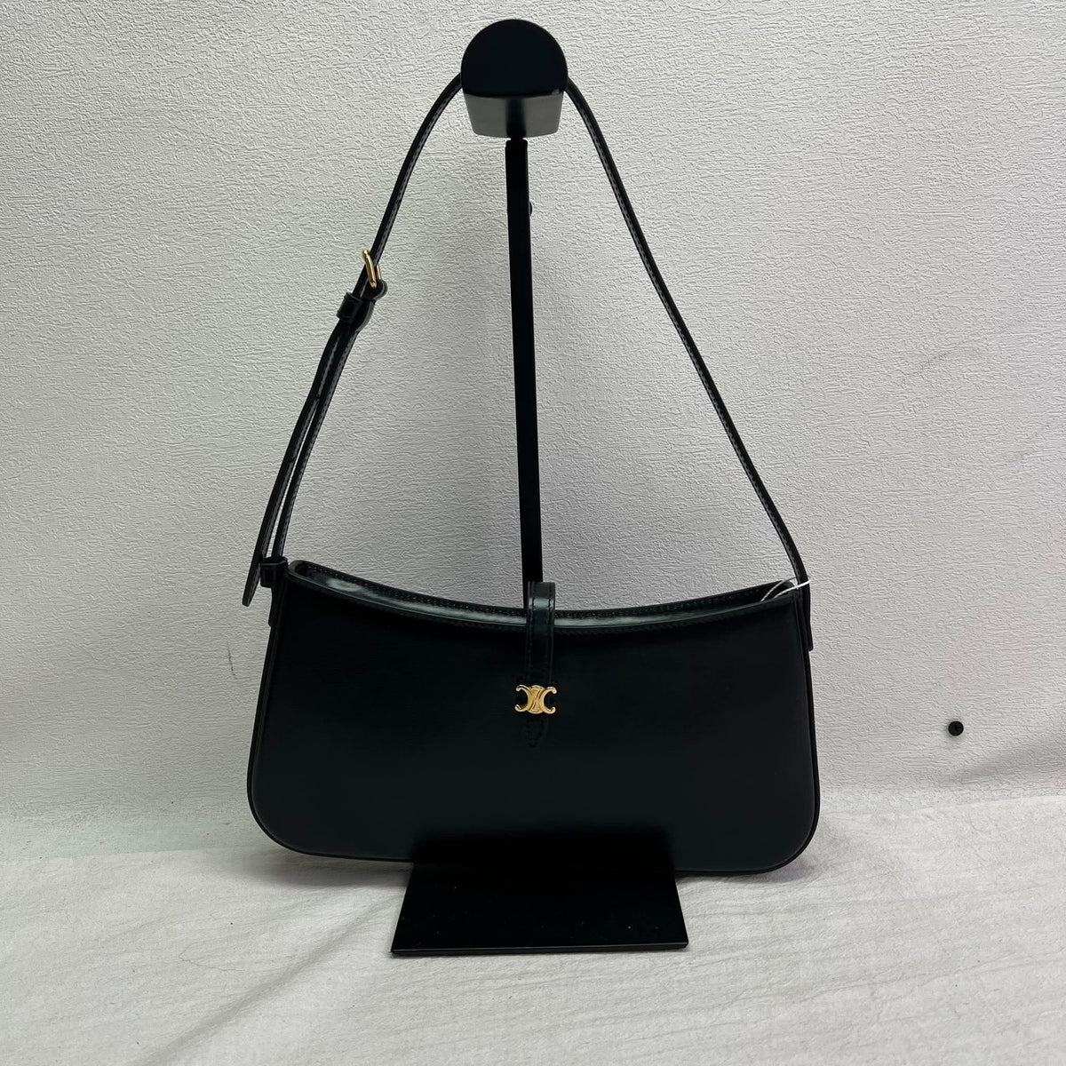 Celine Triomphe Shoulder Bag Black