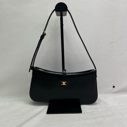 Celine Triomphe Shoulder Bag Black