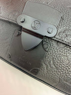 Louis Vuitton S Lock Sling Bag in black Taurillon leather