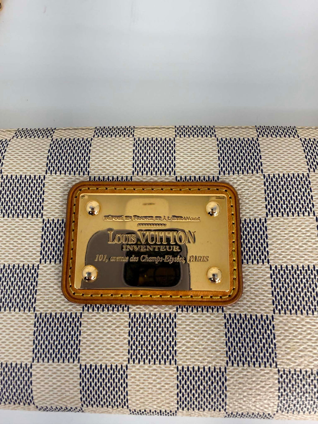 Louis Vuitton Damier Azur Eva Clutch