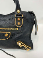 Balenciaga Mini City Bag Black with Mirror