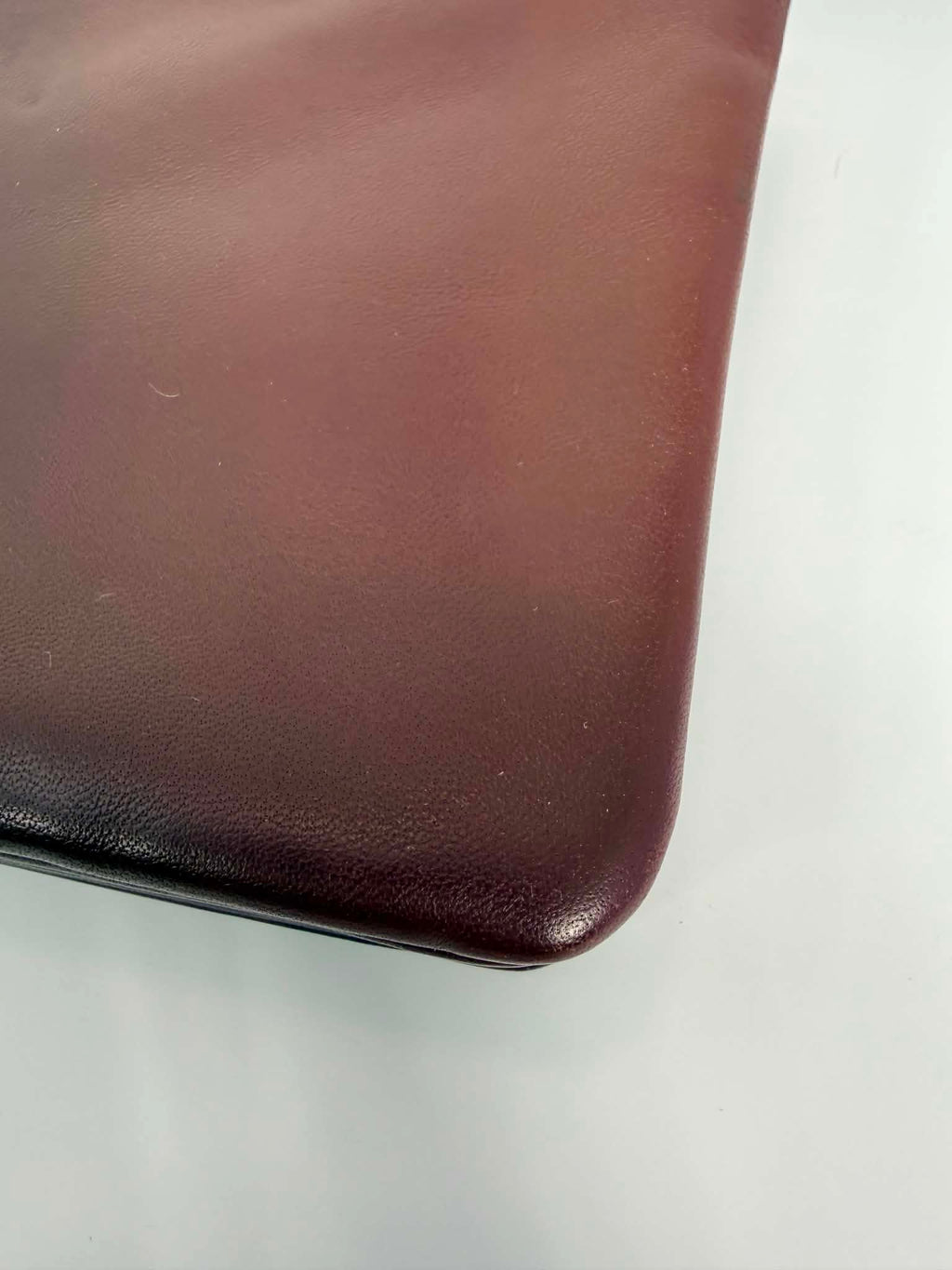 Celine Lambskin Small Trio Crossbody Bag Burgundy