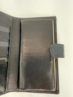 Chanel Caviar Timeless CC French Wallet Black