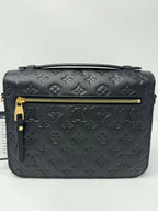 Louis Vuitton Metis Pochette Black Empriente Leather