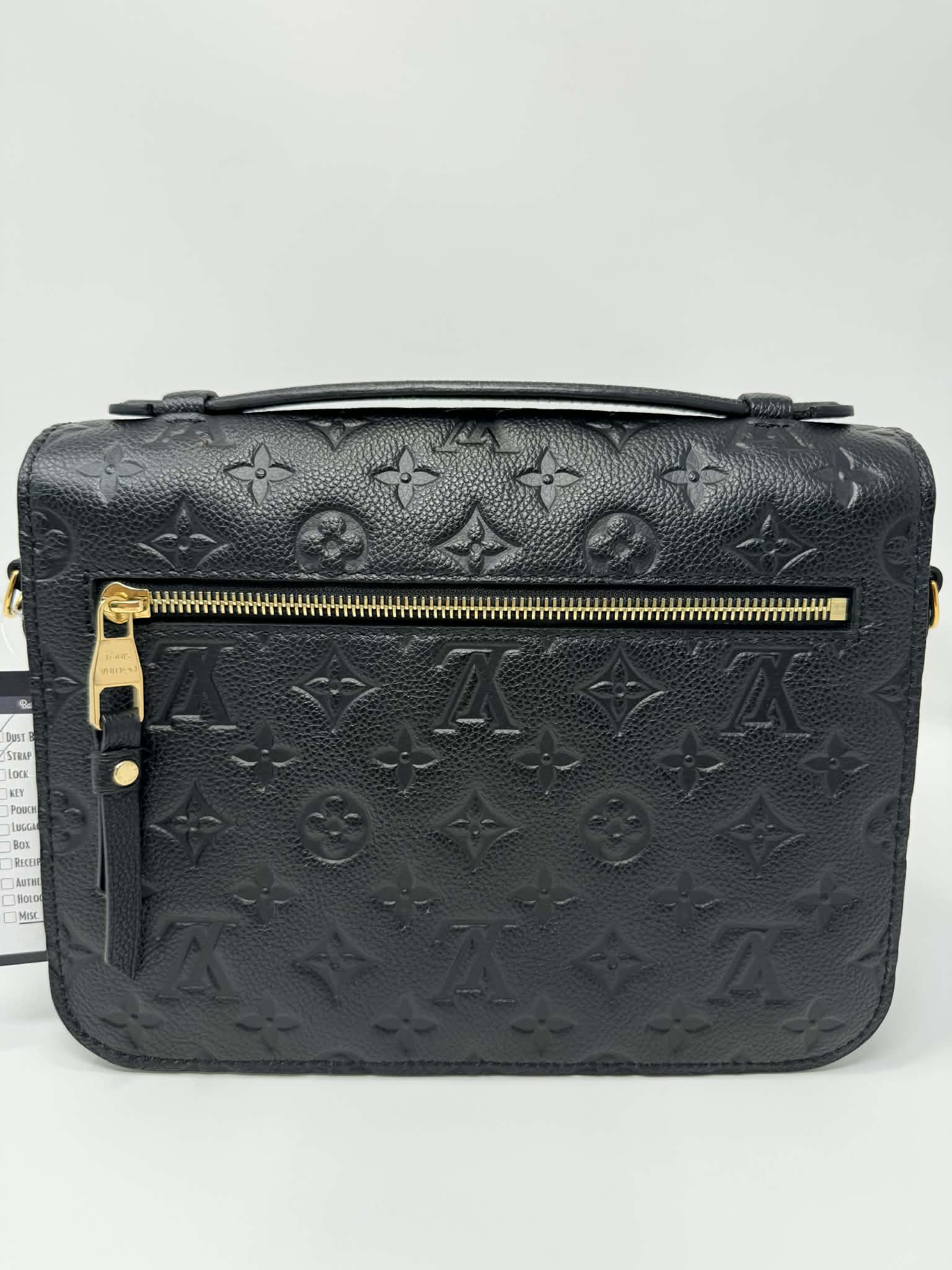 Louis Vuitton Metis Pochette Black Empriente Leather