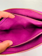 Louis Vuitton Lambskin Embossed Monogram Coussin BB Orchid