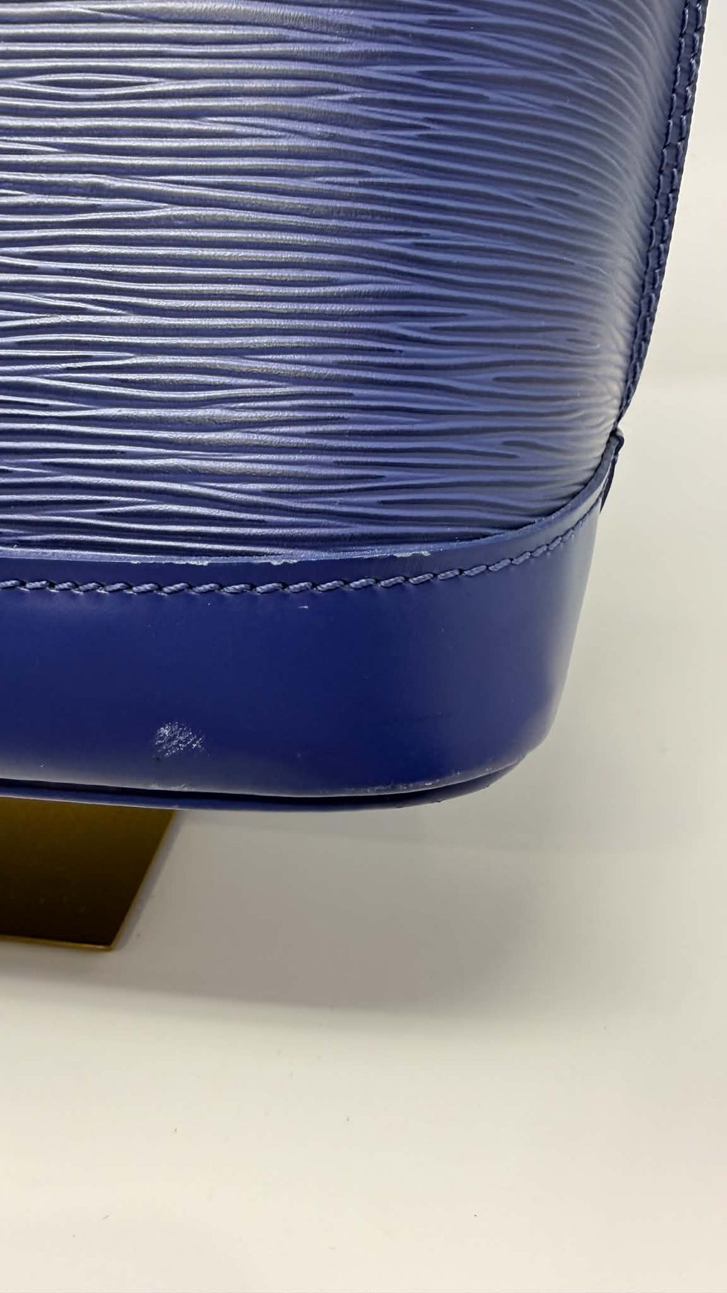 Louis Vuitton Alma PM Blue Epi