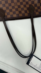 Louis Vuitton Neverful MM Damier Ebene Set with Pouch