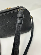 Louis Vuitton Saintonge Black Empreinte Leather