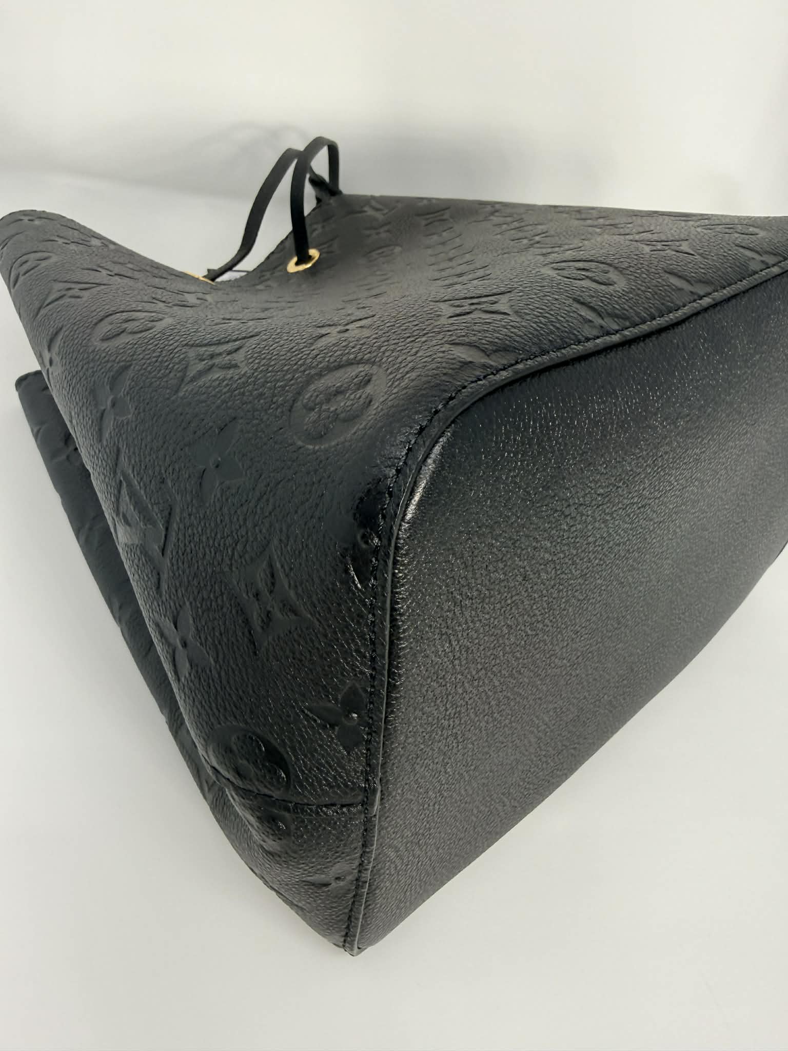 Louis Vuitton Neo Noe Black Empreinte Leather with Two Straps