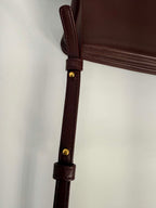 Celine Lambskin Small Trio Crossbody Bag Burgundy
