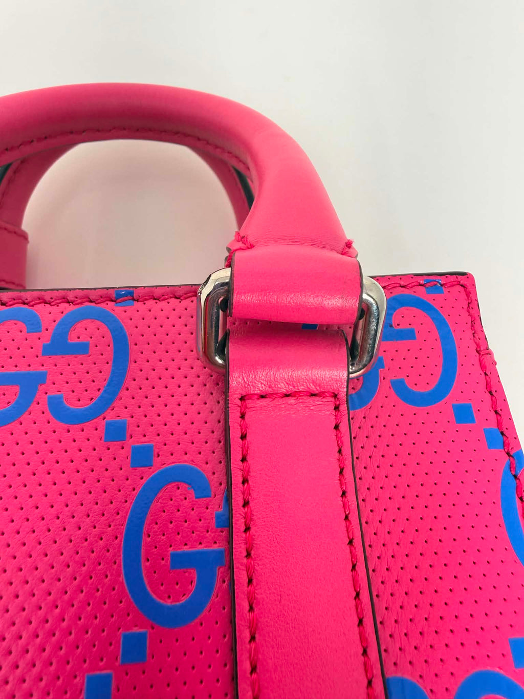Gucci CC Tennis Pink/Blue Leather
