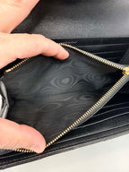 Saint Lauerant YSL Chevron Full Size Wallet