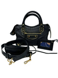 Balenciaga Mini City Bag Black with Mirror