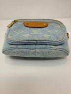 Louis Vuitton Mini Blue Denim Bumbag