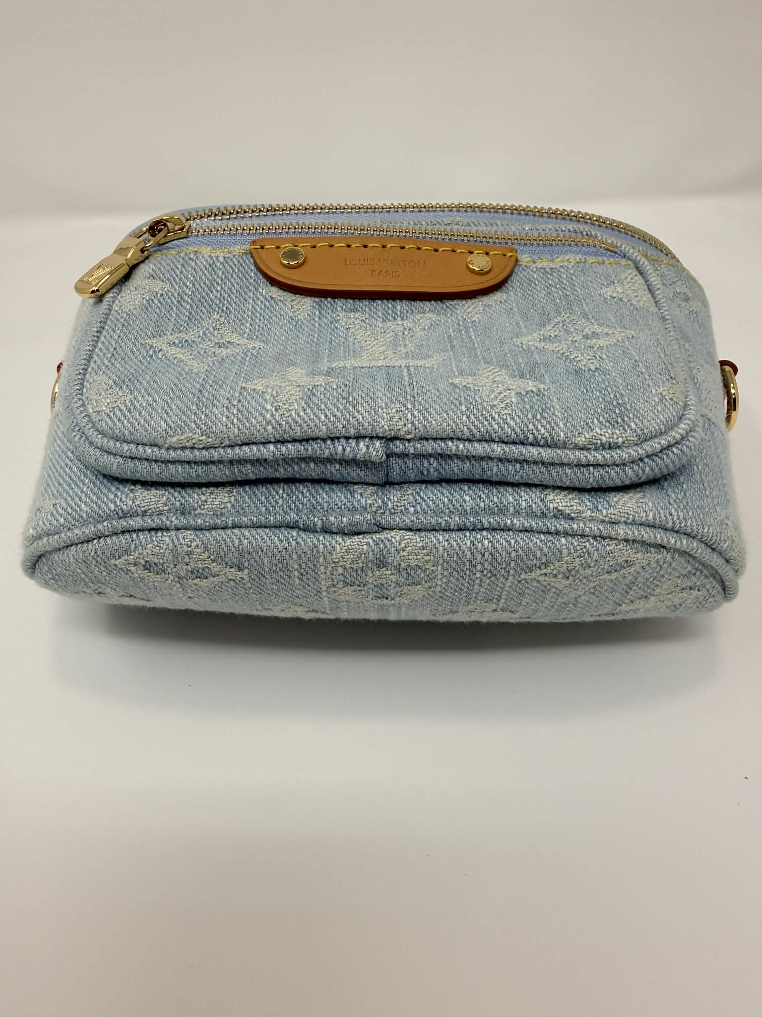 Louis Vuitton Mini Blue Denim Bumbag
