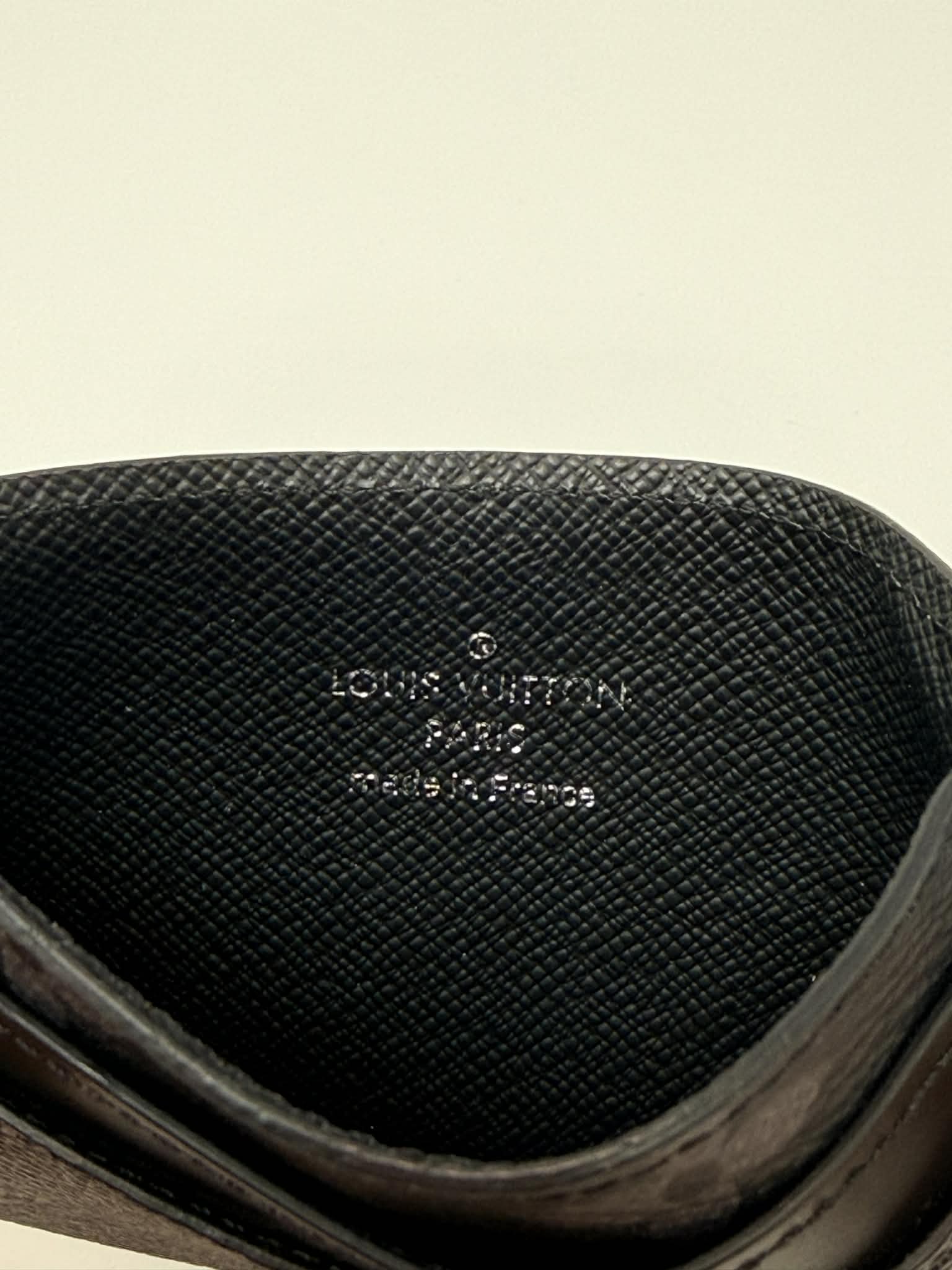 Louis Vuitton Monogram Eclipse Porte-Cartesian Double Card Holder