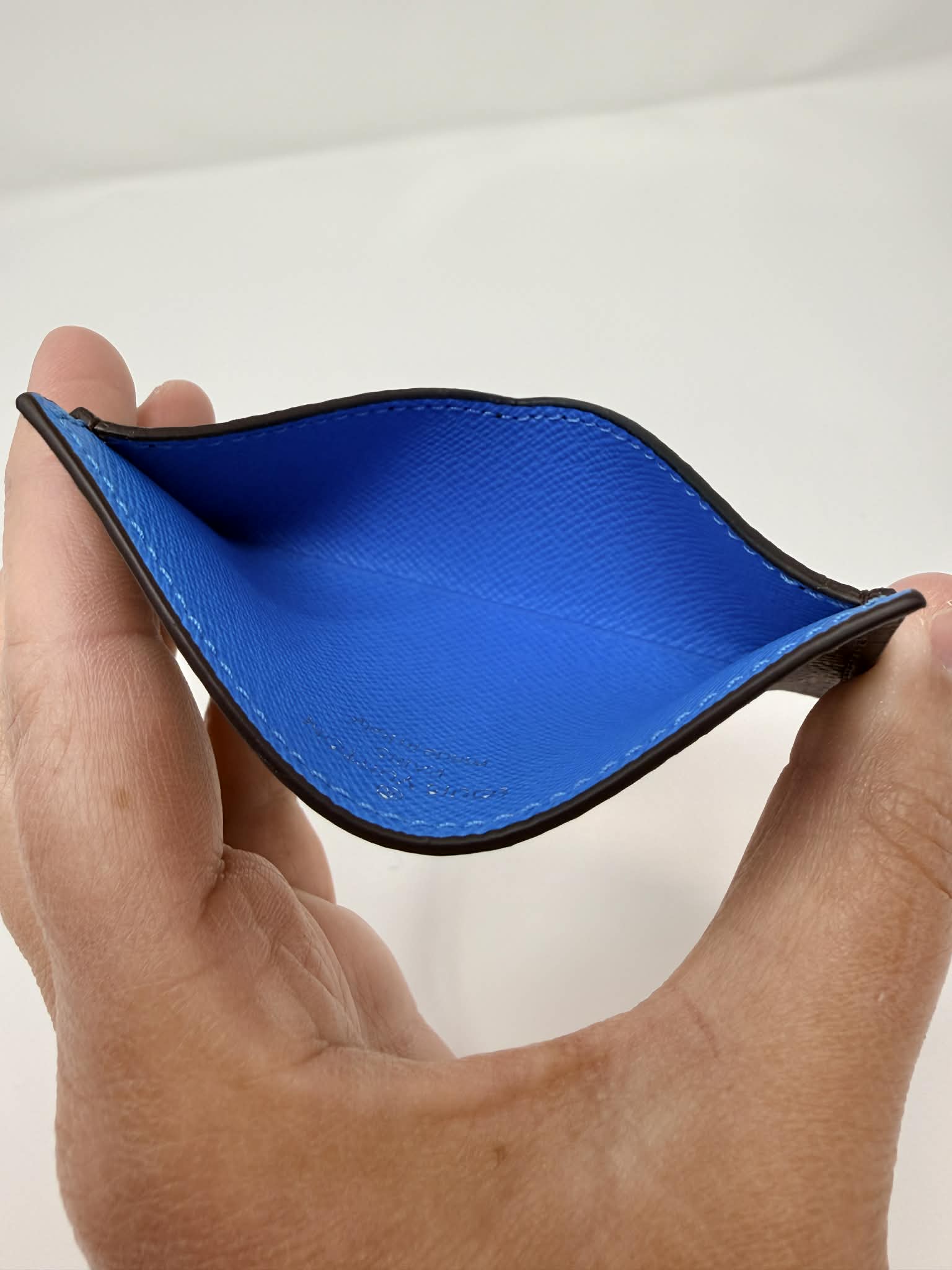 Louis Vuitton Card Holder and Insert Blue