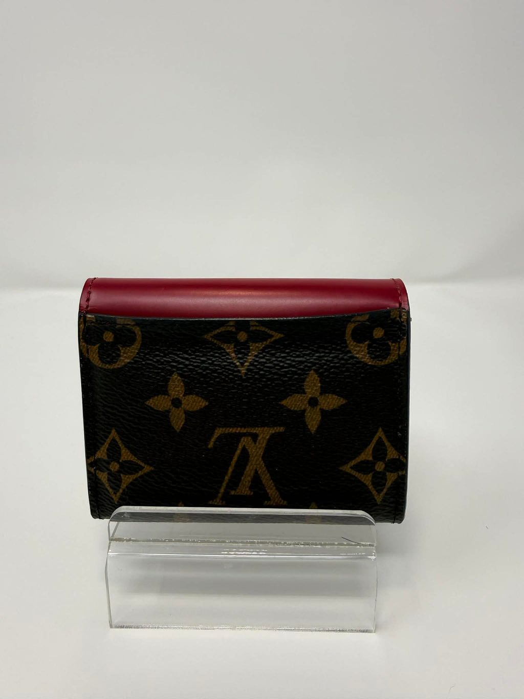 Louis Vuitton Monogram & Burgandy Zoe Wallet