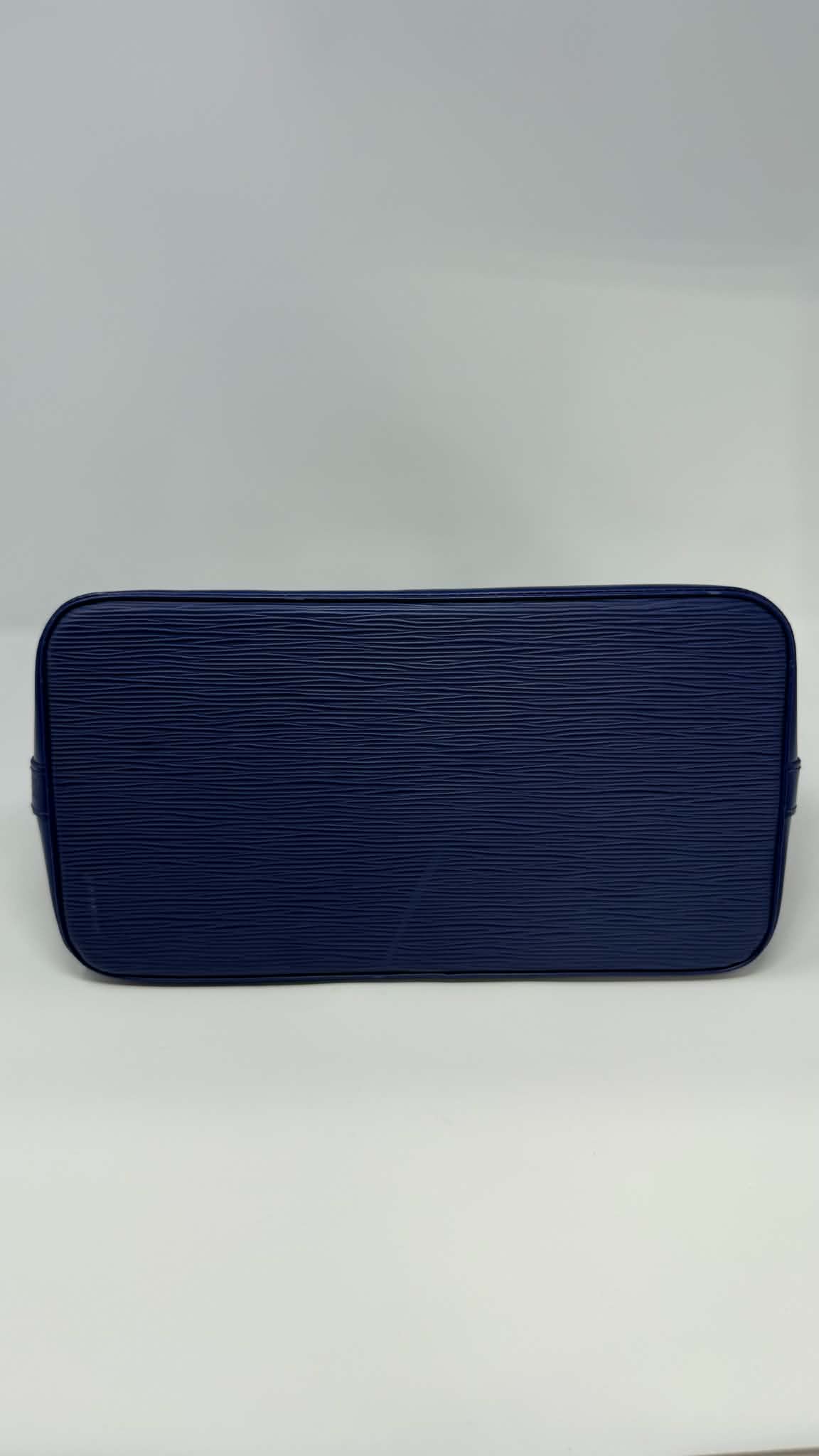 Louis Vuitton Alma PM Blue Epi