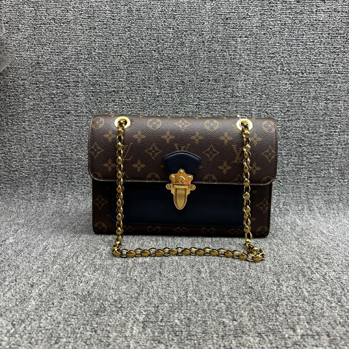 Louis Vuitton Victoire Monogram and Navy