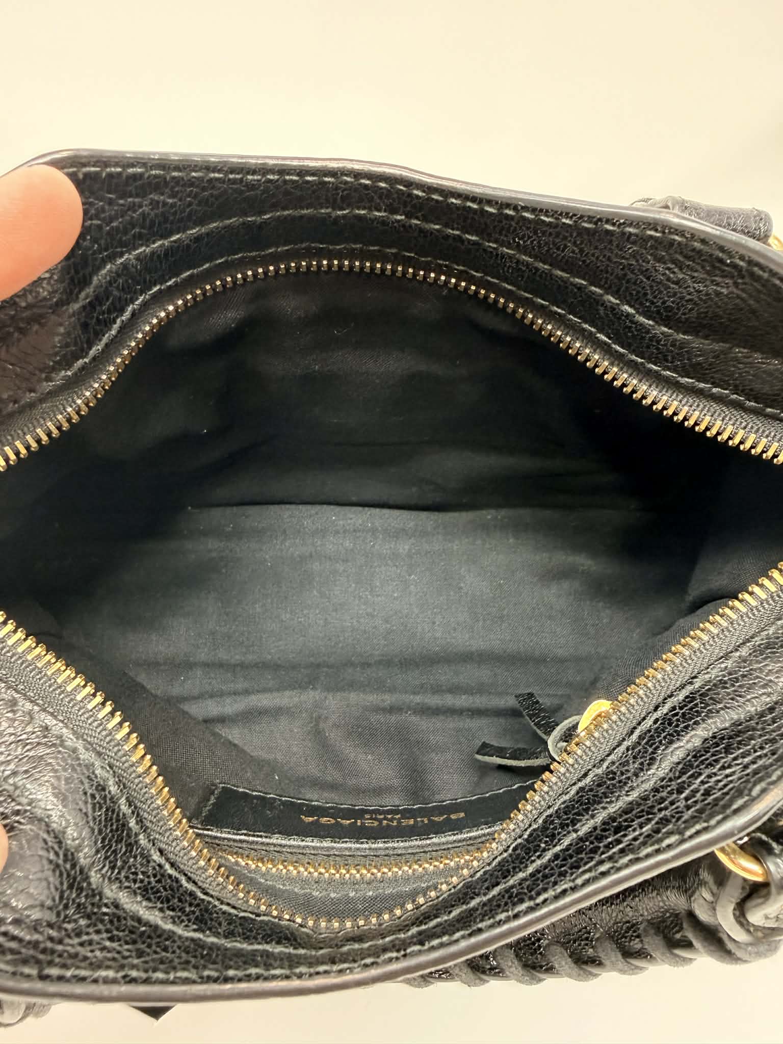 Balenciaga Mini City Bag Black with Mirror