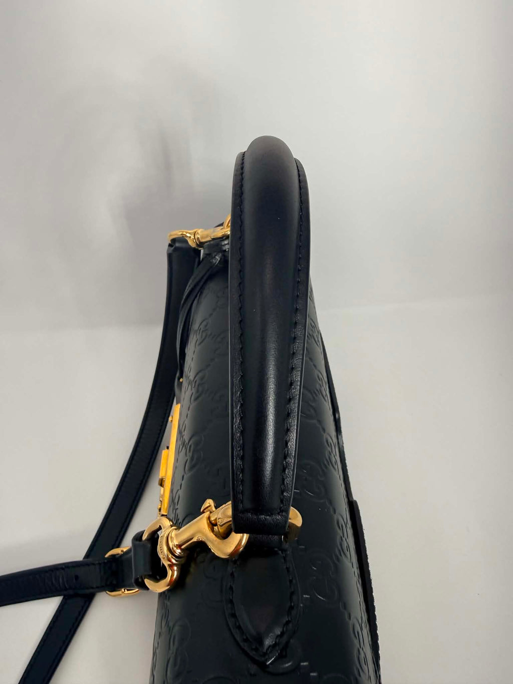 Gucci Padlock Top Handle Embossed