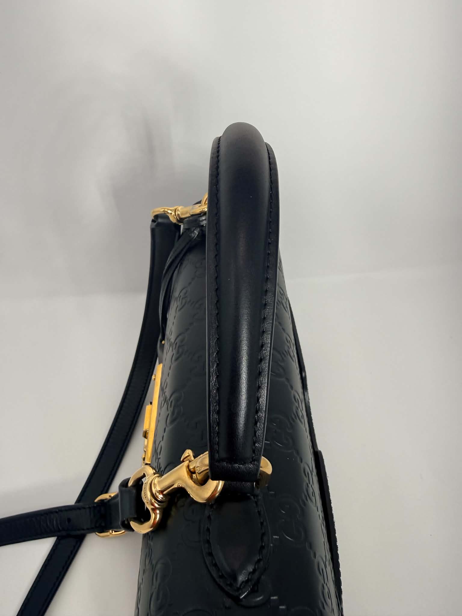 Gucci Padlock Top Handle Embossed