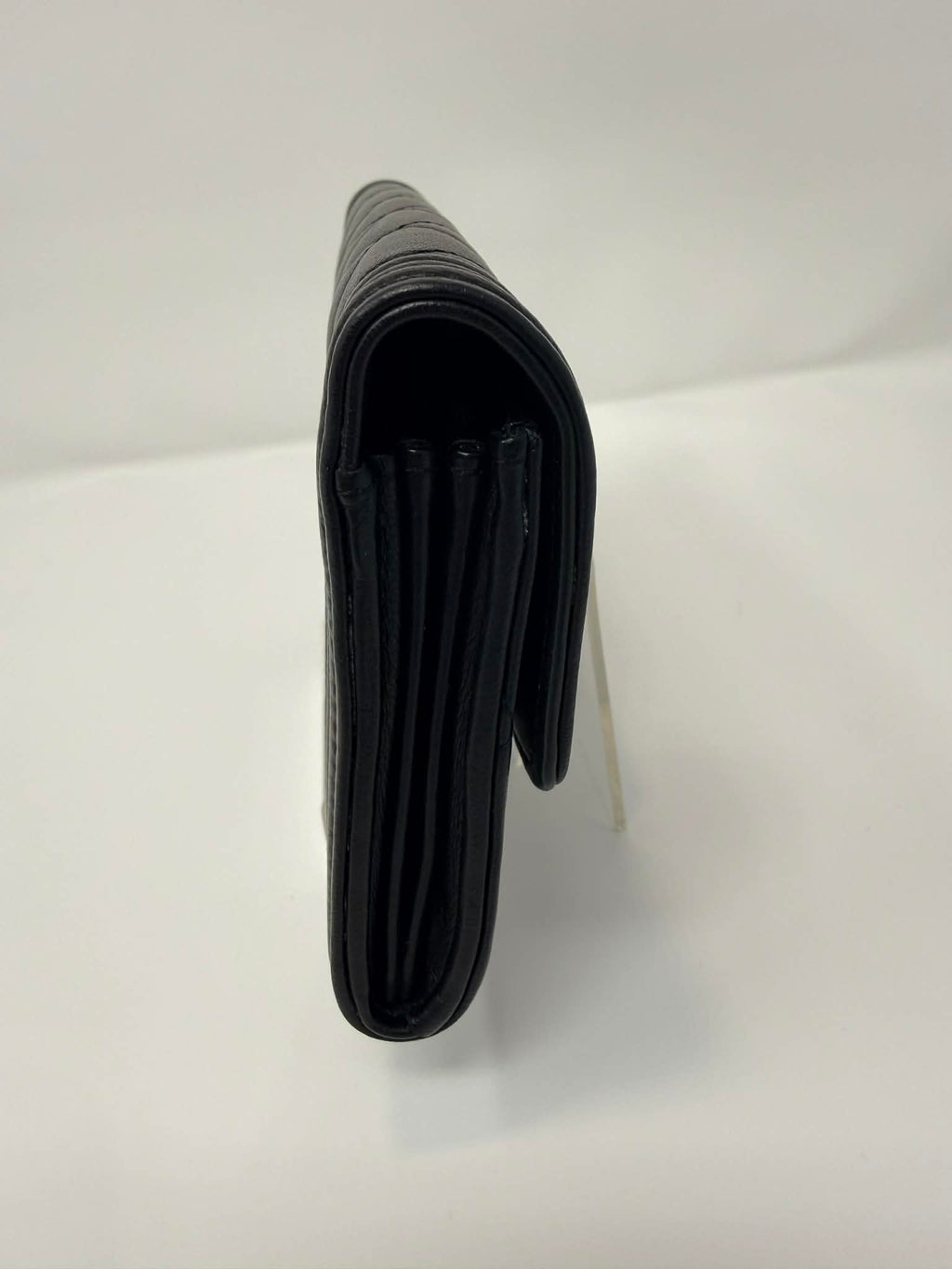 Chanel Boy Flap Long Wallet in Smooth Lambskin
