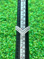 Triple V Diamond and 18K White Gold Ring
