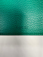 Gucci Dollar Calfskin Crystal Small Dionysus Shoulder Bag Emerald