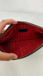 Louis Vuitton Neverful MM Damier Ebene Set with Pouch