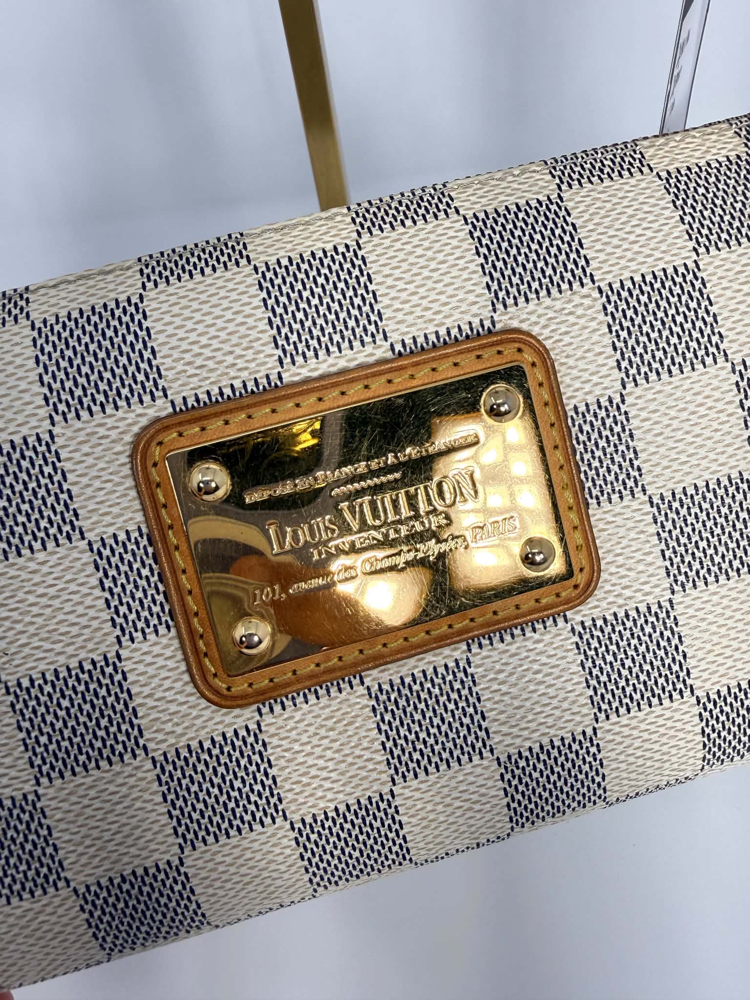 Louis Vuitton Damier Azur Eva Clutch