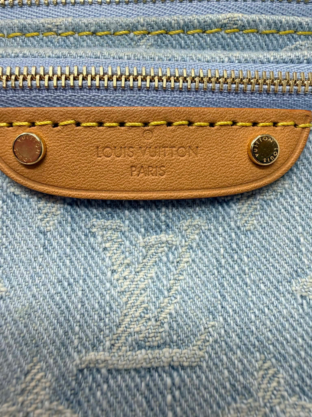 Louis Vuitton Mini Blue Denim Bumbag