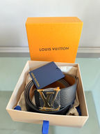Louis Vuitton Black/ Brown Reversible Belt (110 cm)
