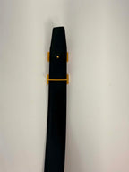 Hermes Reversible Belt Black/Brown Gold Size 80 Tan
