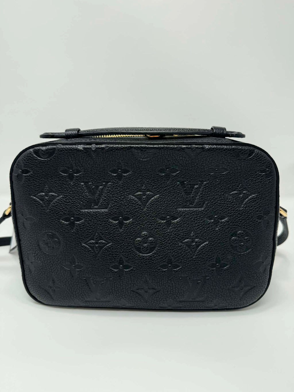 Louis Vuitton Saintonge Black Empreinte Leather