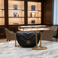 Gucci Marmont Chain Half Moon Crossbody