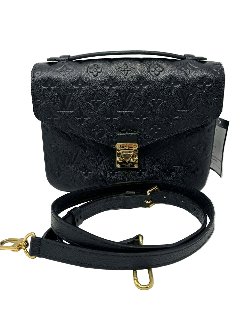 Louis Vuitton Metis Pochette Black Empriente Leather