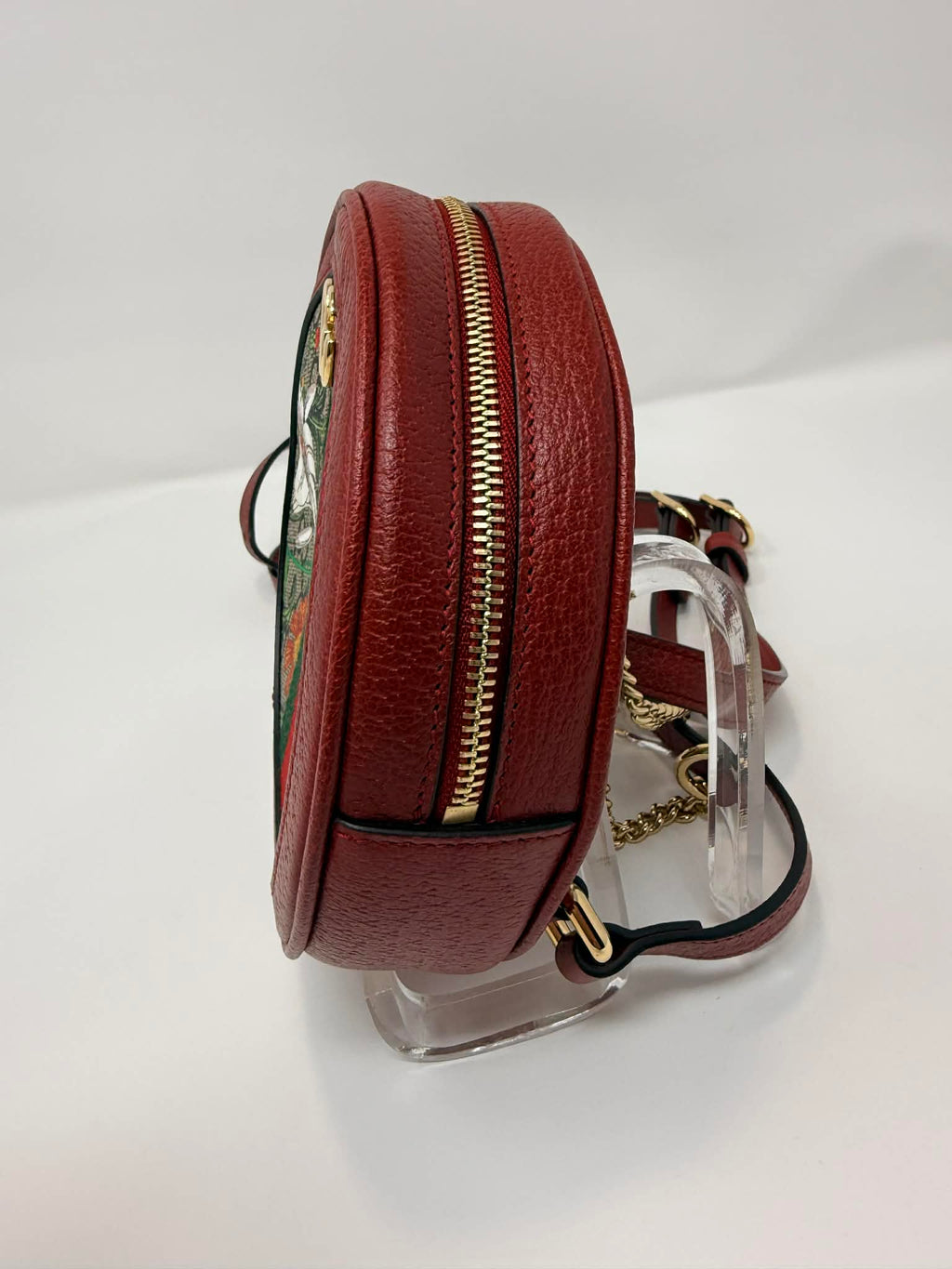 Gucci Flora Ophidia Round Backpack with Free Gucci Key Cles