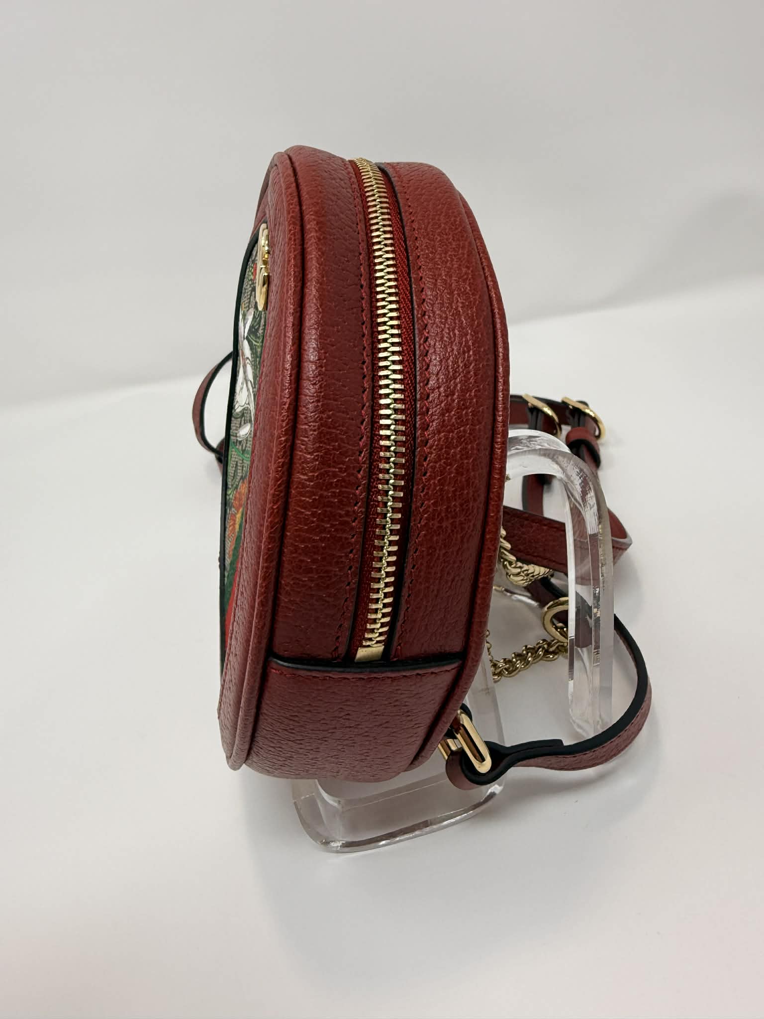 Gucci Flora Ophidia Round Backpack with Free Gucci Key Cles