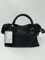 Balenciaga Mini City Bag Black with Mirror