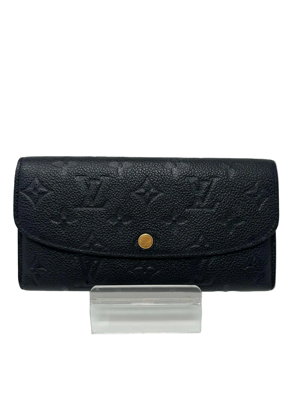 Louis Vuitton Empreinte Emilie Wallet Black Dune