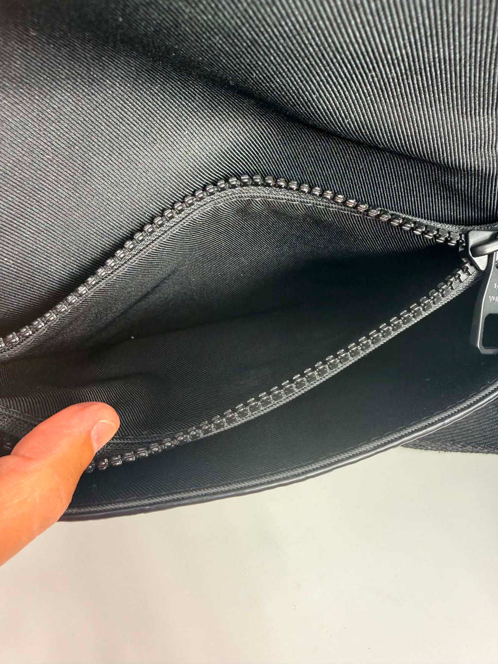 Louis Vuitton S Lock Sling Bag in black Taurillon leather