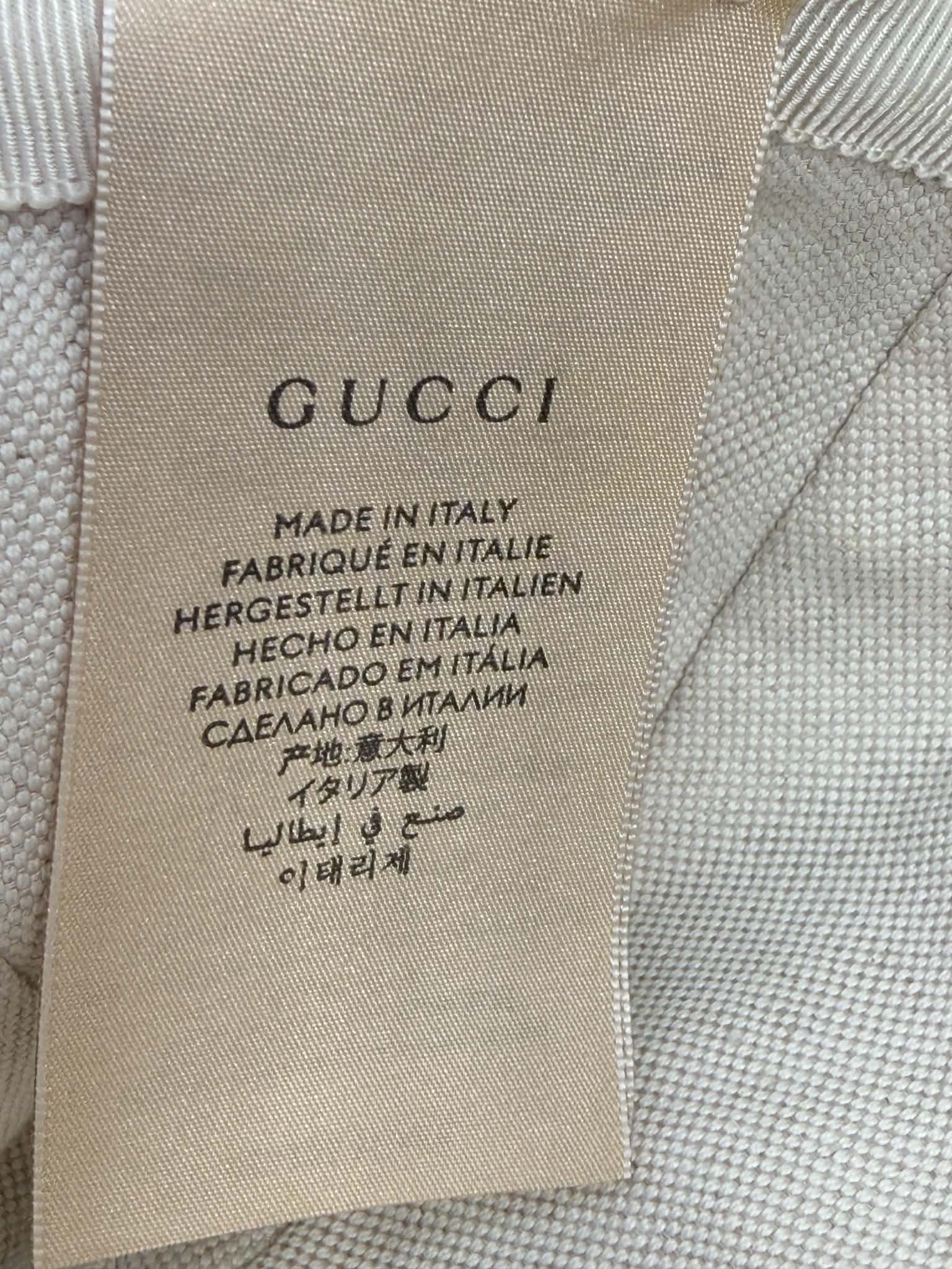 Gucci Denim Baseball Cap/Hat M 58cm J0137